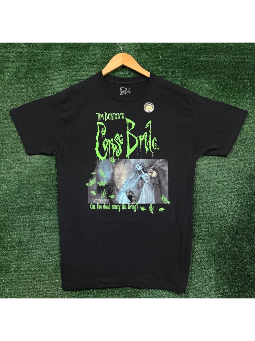 Corpse Bride Glow in the Dark Emily Tshirt size Medium